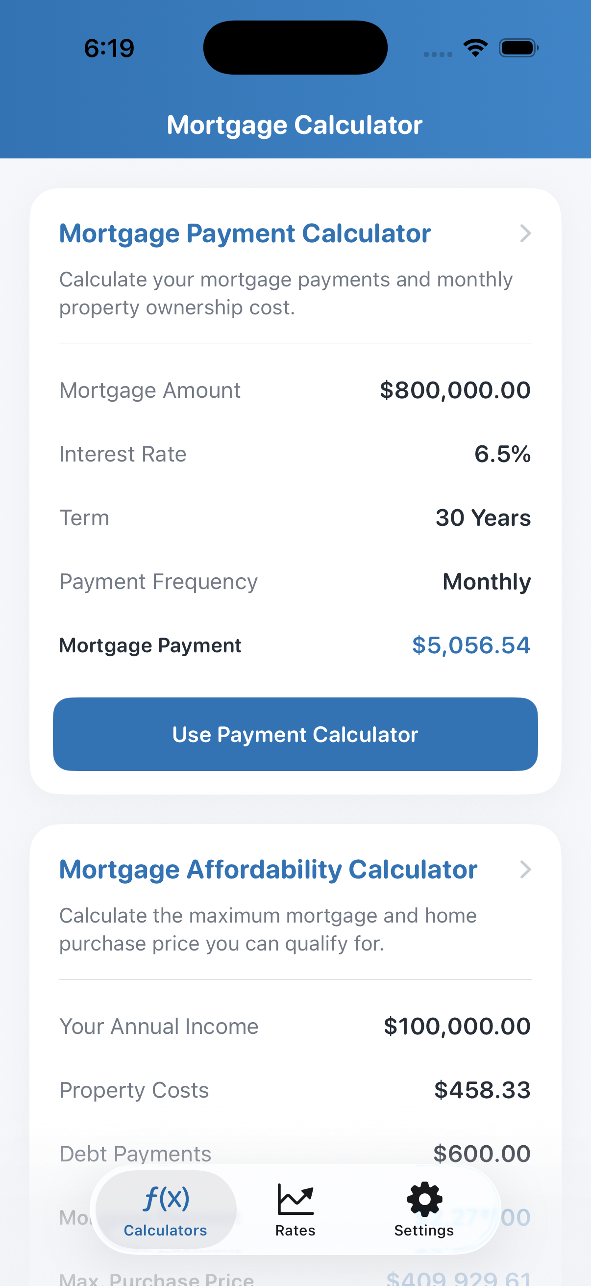 Mortgage Pal App